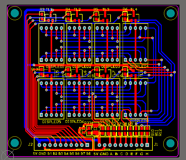 8位单个数码管模块电路方案设计（原理图+pcb）_百工联_工业互联网技术服务平台