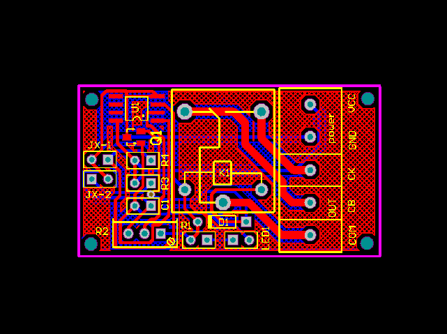 传感器控制继电器模块原理图+PCB源文件_百工联_工业互联网技术服务平台