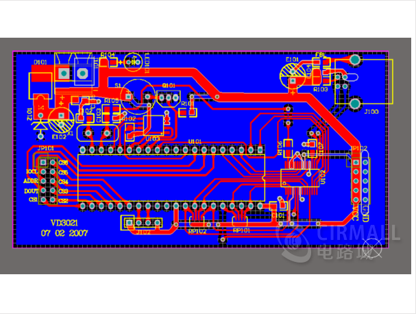 基于51单片机与FT245R的USB转FIFO数据转换板（含原理图+PCB文件）_鹏程工联_工业互联网技术服务平台