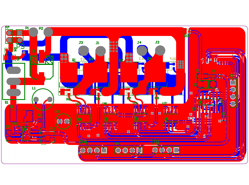 恩智浦智能车IR2184-MOS双电机驱动板原理图/PCB_鹏程工联_工业互联网技术服务平台