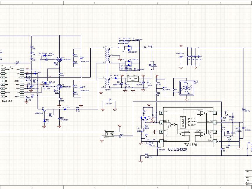 可支持60V5Ad的电动车半桥三段式充电器电路方案设计（原理图+pcb）_百工联_工业互联网技术服务平台