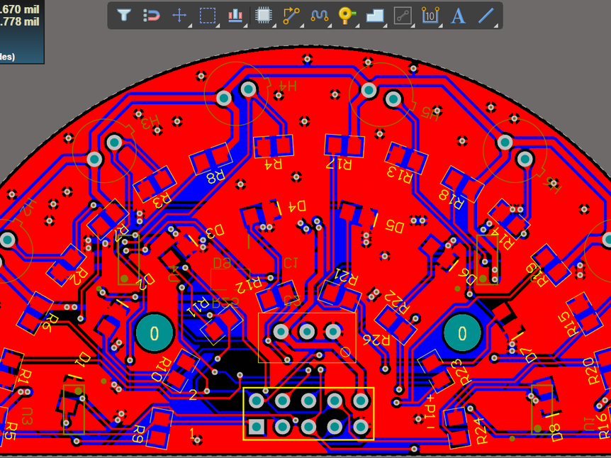 基于4块LM393芯片设计的八路火焰检测器（原理图+pcb+工程文件）_鹏程工联_工业互联网技术服务平台