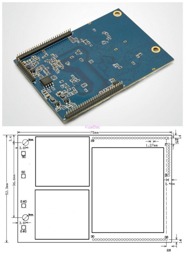 MT7621A四信道三千兆网口嵌入式11ac级模块_百工联_工业互联网技术服务平台
