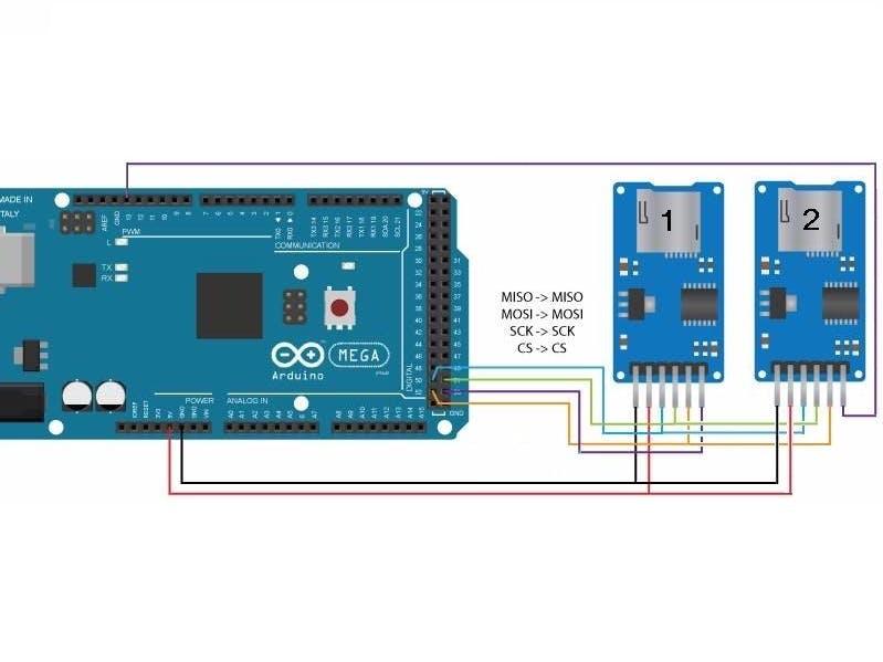 使用Arduino访问2个SD卡_鹏程工联_工业互联网技术服务平台