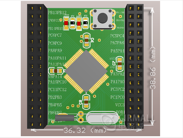 STM32F103最小系统板_鹏程工联_工业互联网技术服务平台