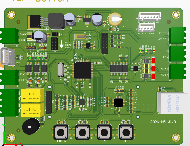 2层设计车牌识别控制板PCB+原理图+3D_百工联_工业互联网技术服务平台