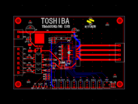 TB6600东芝步进电机驱动器 原理图+PCB+芯片手册 可直接打样上线_百工联_工业互联网技术服务平台