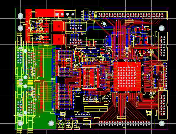 ALTERA CYCLONE FPGA EP1C6 8LAN_SDRAM FPGA设计8网口硬件Protel原理图+PCB文件_百工联_工业互联网技术服务平台