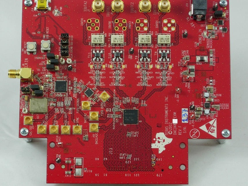 德州仪器四通道超低功耗 16 位 1.25GSPS 数模转换器DAC3484评估板_百工联_工业互联网技术服务平台