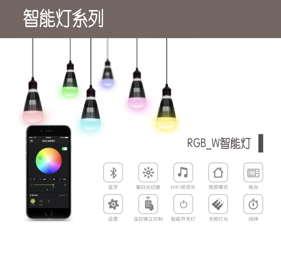 智能蓝牙灯方案_世纪新阳