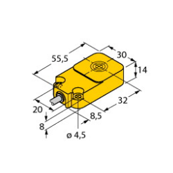 BI10-Q14-LIU-电感式测距传感器-Turck 图尔克 金属测距 外形:52 x 30 x 14 检测距离:10 输出电路:0~10V/0~20mA_买道传感科技（上海）有限公司
