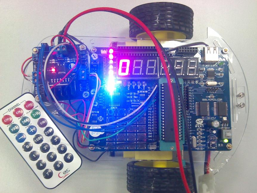 基于51单片机红外遥控智能小车（原理图、PCB、遥控器控制程序、实物图）_百工联_工业互联网技术服务平台
