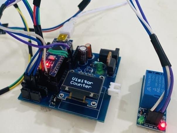 带有自动灯光控制系统的Arduino访客计数器_百工联_工业互联网技术服务平台