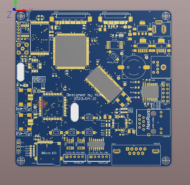 stm32f407+fpga开发板的电路方案（pcb）_鹏程工联_工业互联网技术服务平台