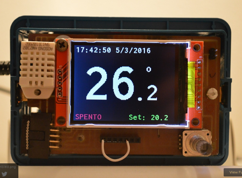 智能家居，IoT (物联网)恒温器解决方案（3D模型+代码+电路等）_百工联_工业互联网技术服务平台