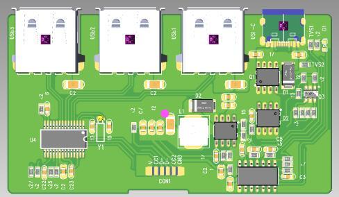 USB集线器 USB中继器 HUB 手机同时OTG同时充电补电_百工联_工业互联网技术服务平台