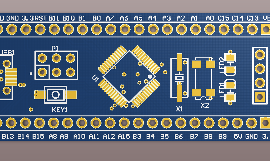 STM32F103C8T6最小系统_百工联_工业互联网技术服务平台