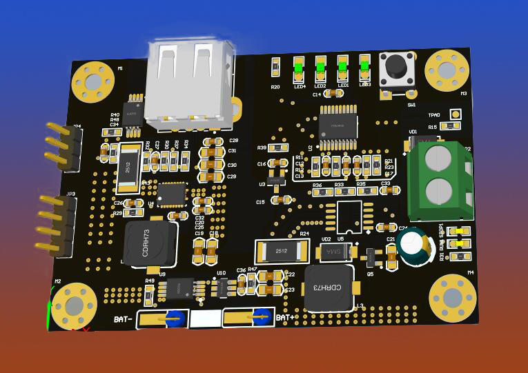 STM32F0设计的多快充协议太阳能充电宝（原理图）_鹏程工联_工业互联网技术服务平台