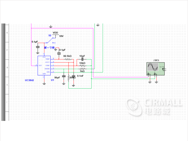 基于UC3842芯片的 Multisim的Boost DC-DC升压电源仿真 _百工联_工业互联网技术服务平台