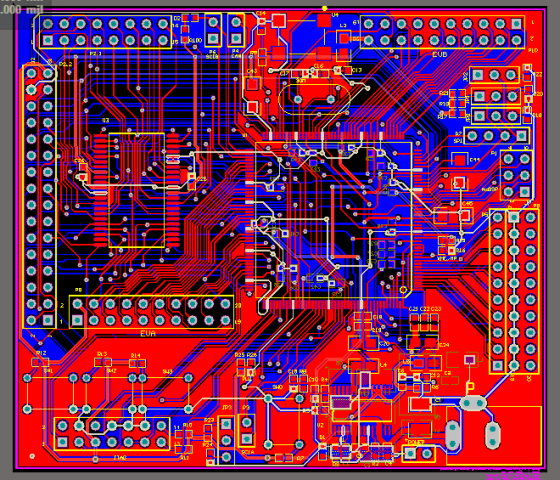 TMS320F2812 DSP2812最小系统开发板AD版（硬件原理图+PCB文件）_百工联_工业互联网技术服务平台