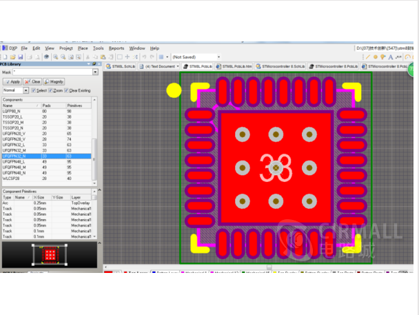 STM8L STM8S系列 8位单片机Altium原理图+PCB封装库 集成库文件_鹏程工联_工业互联网技术服务平台