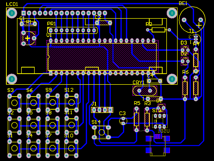 课程设计-基于51单片机的数字密码锁（51源代码，原理图，PCB）_百工联_工业互联网技术服务平台