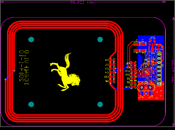 大尺寸远距离IC卡，RC522模块原理图和PCB设计_鹏程工联_工业互联网技术服务平台