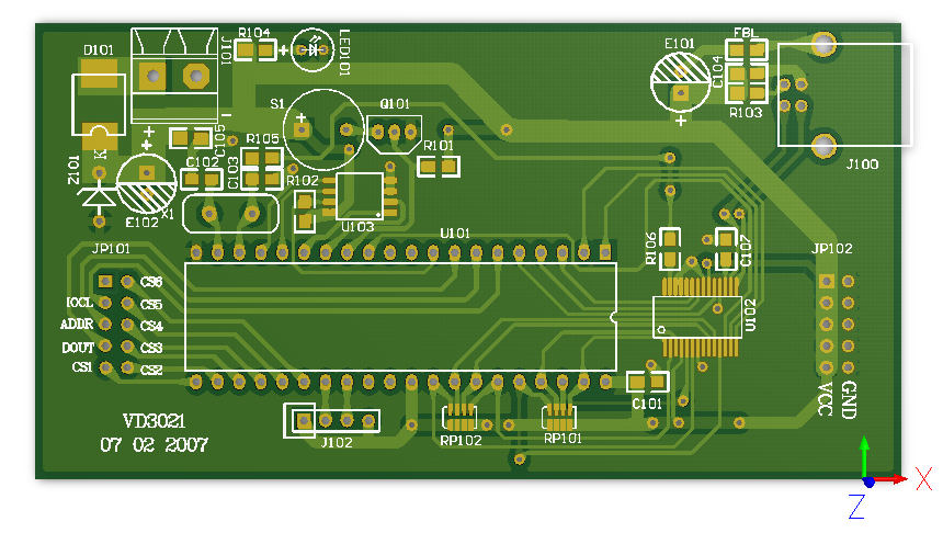 FT245R USB转FIFO 89C51接口板 AD版（原理图+PCB文件）_鹏程工联_工业互联网技术服务平台