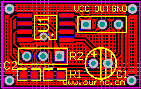 简易振荡器设计基于555振荡器PCB+原理图资料_百工联_工业互联网技术服务平台