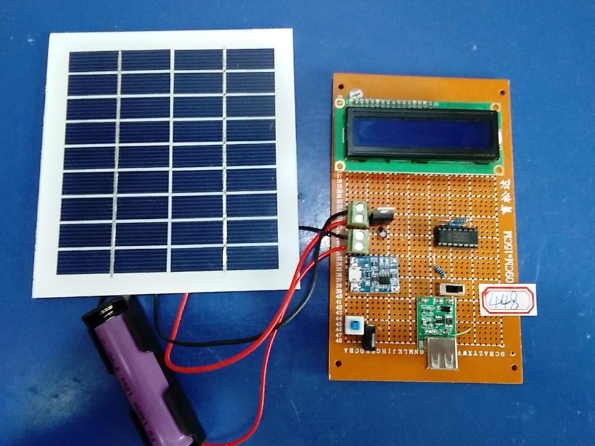 基于51单片机的太阳能手机充电器设计-LCD1602-分压-（电路图+程序源码）_百工联_工业互联网技术服务平台