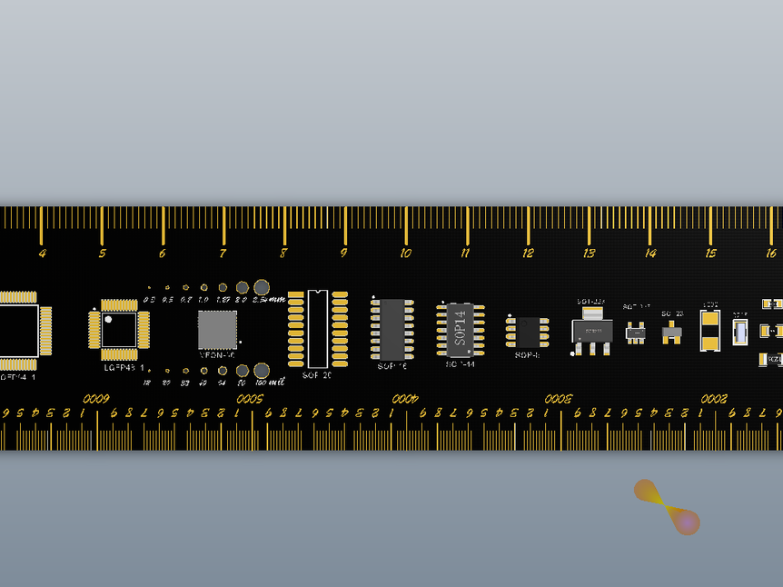 用Altium Designer自制PCB尺子电路方案_鹏程工联_工业互联网技术服务平台