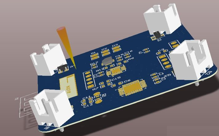 STM32单片机实现的四轴飞行器，含PCB/SCH文件（AD打开）_百工联_工业互联网技术服务平台