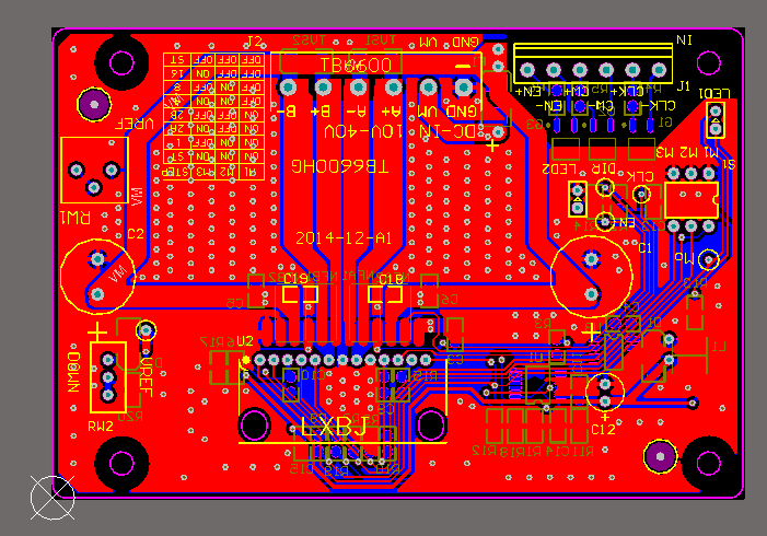 TB6600H芯片步进电机控制电路（原理图、PCB）_百工联_工业互联网技术服务平台