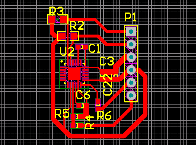 MPU6050模块单层板（原理图、PCB、说明文档等）_百工联_工业互联网技术服务平台