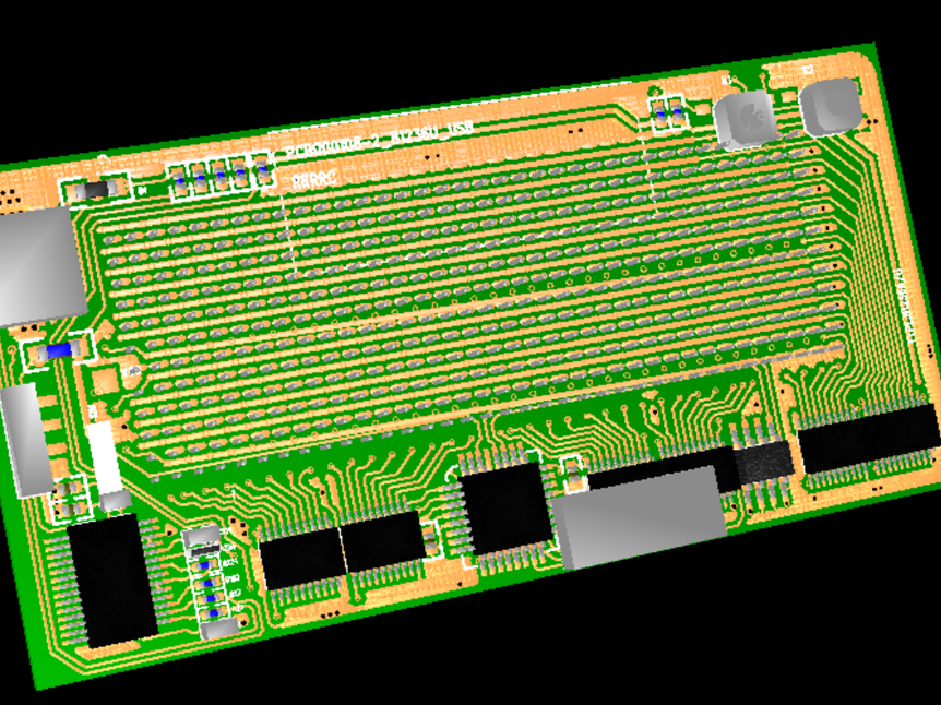 LED点阵胸牌电路方案设计（pcb）_百工联_工业互联网技术服务平台