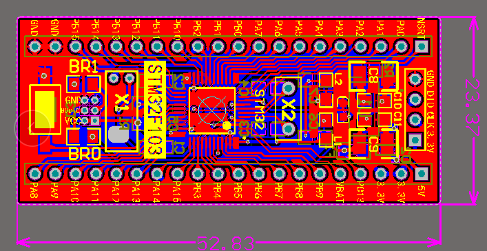 基于STM32F103C8T6的最小系统_百工联_工业互联网技术服务平台