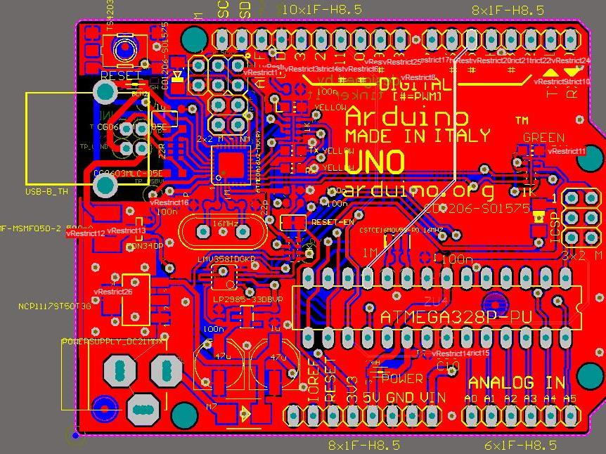 arduino_Uno_开发板原理图+PCB源文件（AD）_鹏程工联_工业互联网技术服务平台