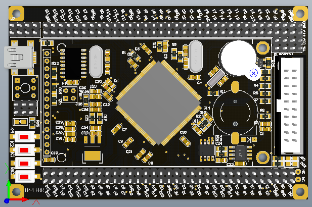 STM32F407核心板电路（原理图、PCB工程）_百工联_工业互联网技术服务平台