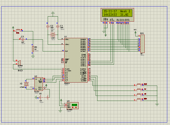 万年历+温度测量+LCD1602显示_百工联_工业互联网技术服务平台