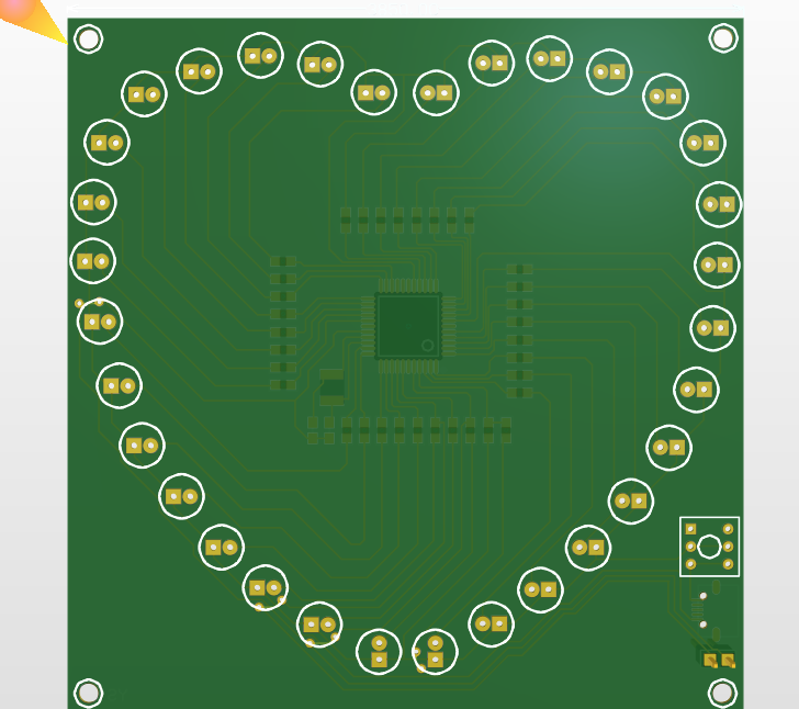 心形流水灯PCB及代码设计方案_百工联_工业互联网技术服务平台