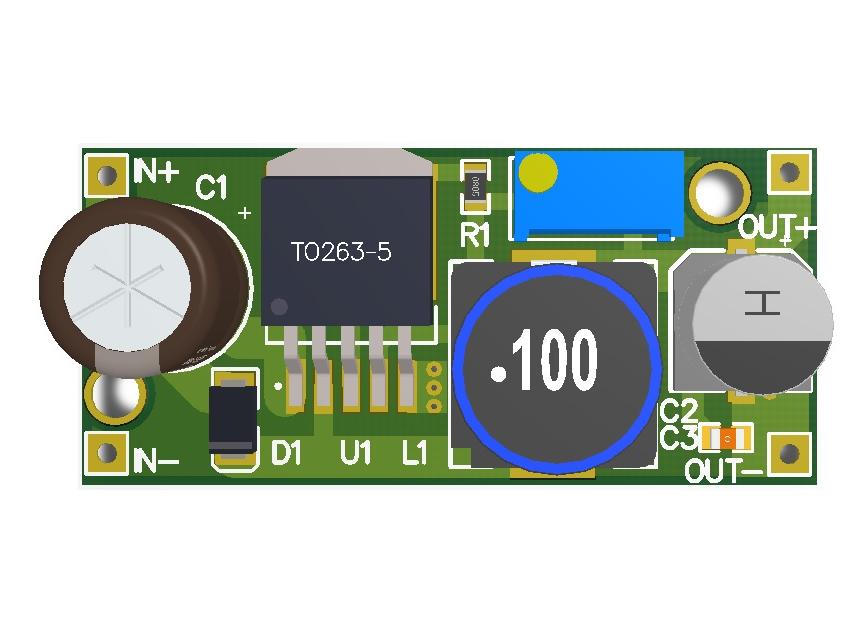 LM2596-ADJ可调电源模块DCDC_百工联_工业互联网技术服务平台