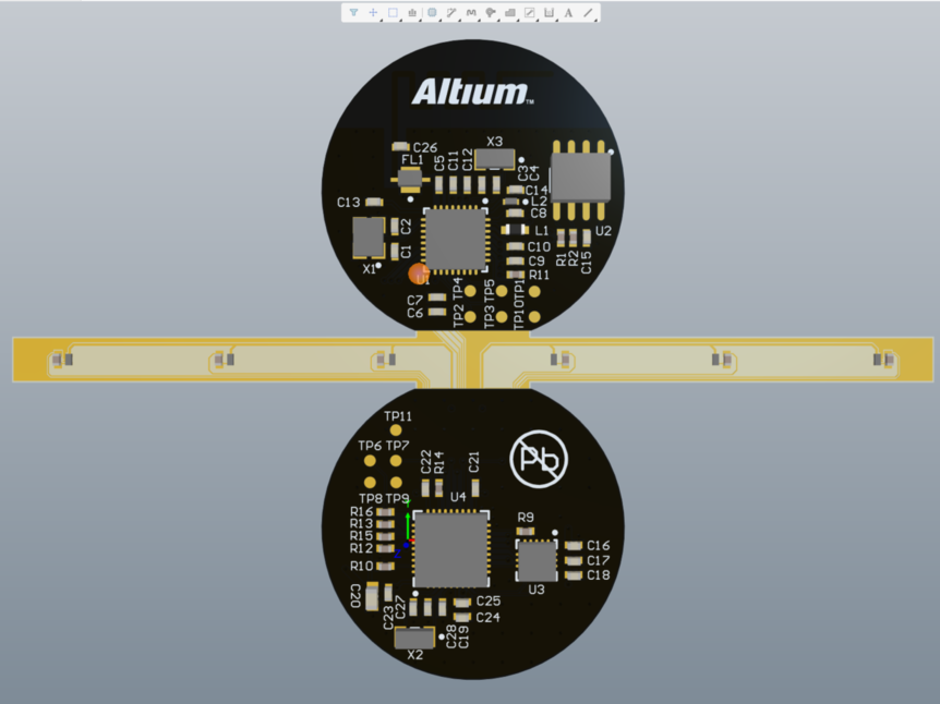 蓝牙哨兵，官方权威作品PCB layout学习参考文件，3D封装模型_鹏程工联_工业互联网技术服务平台