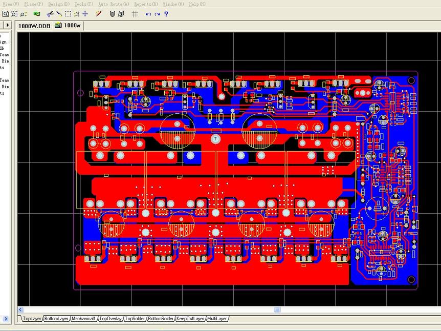 1000W逆变器的原理图与PCB图_鹏程工联_工业互联网技术服务平台