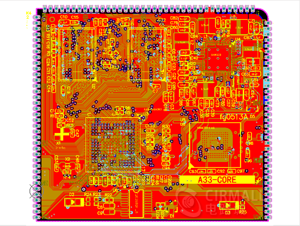 全志A33核心板电路图（AD 四层）_百工联_工业互联网技术服务平台