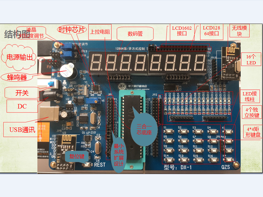 51单片机学习板 51开发板电路下载（原理图+PCB+测试代码+BOM等）_百工联_工业互联网技术服务平台