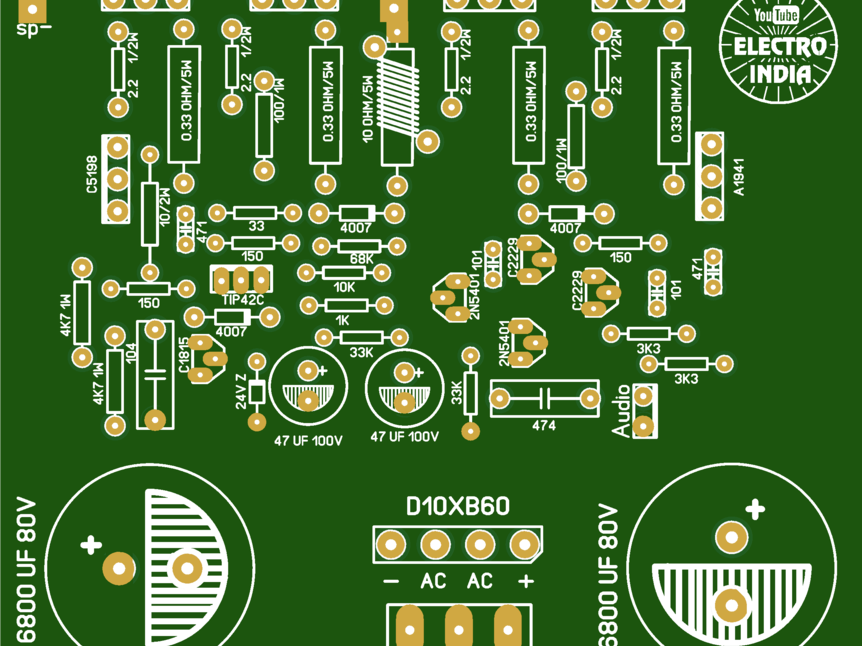 200瓦单声道音频放大器DIY_百工联_工业互联网技术服务平台