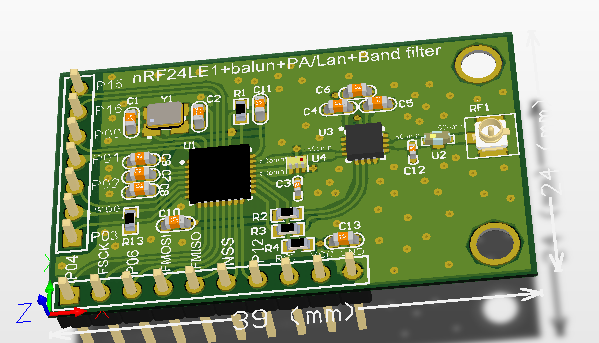 nRF24LE1+balun+PA/Lan+Band filter_百工联_工业互联网技术服务平台