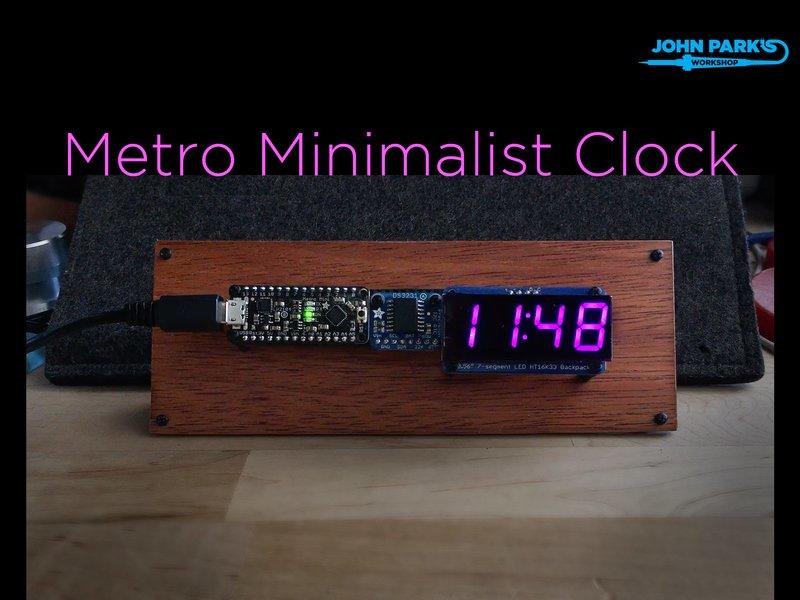 基于Metro Mini微控制器的极简时钟_百工联_工业互联网技术服务平台