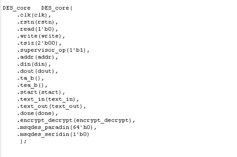 FPGA DES 3DES VERILOG IP 算法  加密解密算法 安全密码算法 VERILOG源码+测试激励_鹏程工联_工业互联网技术服务平台