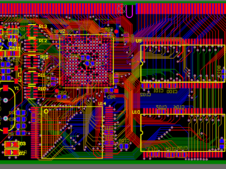 s3c2410核心板金手指封装PCB_百工联_工业互联网技术服务平台